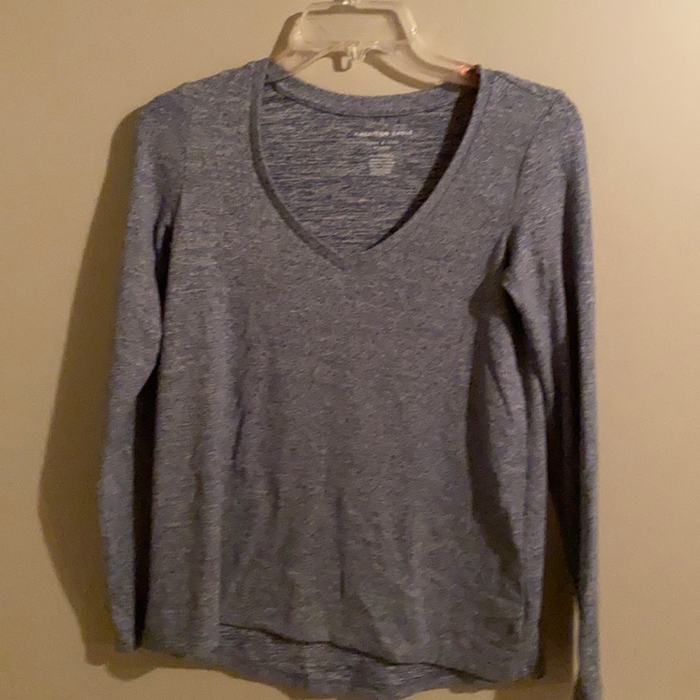 American Eagle Soft & Sexy Plush, light, Sweater.  Blue, XS.